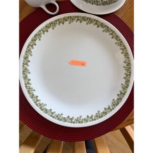 Corelle Spring Blossom (Crazy Daisy) Green • LARGE SET • Vintage Corelle